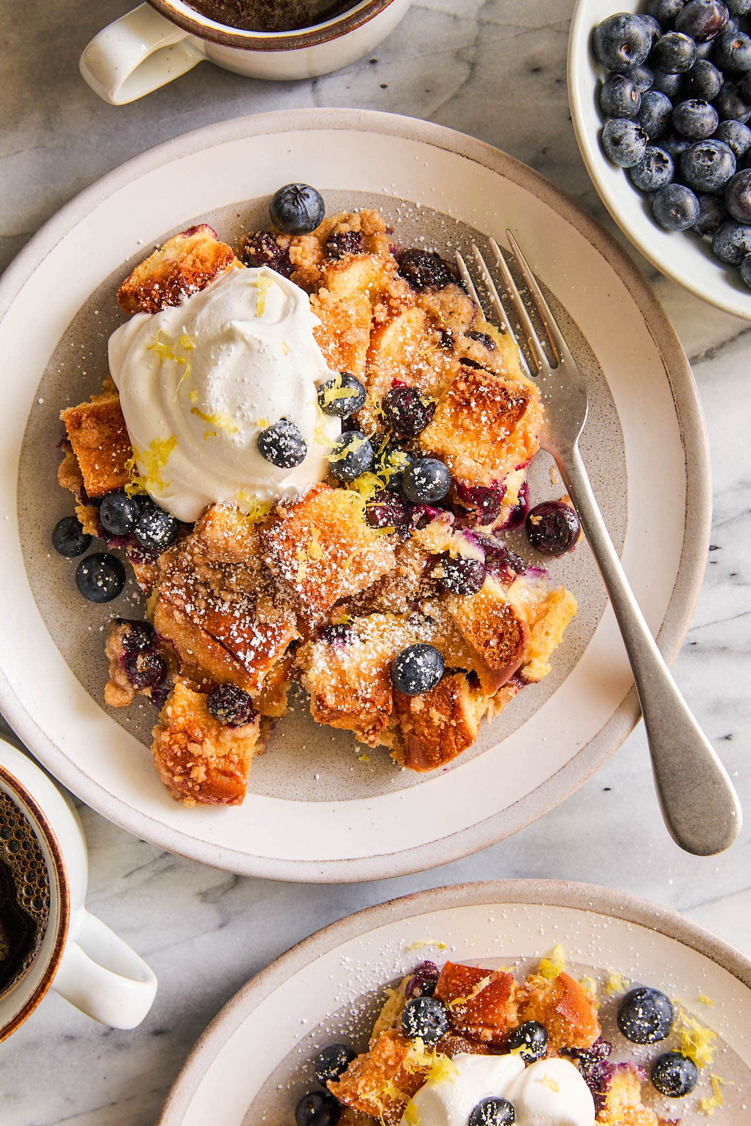 No-Fuss Lemon Blueberry French Toast Casserole for Crowds